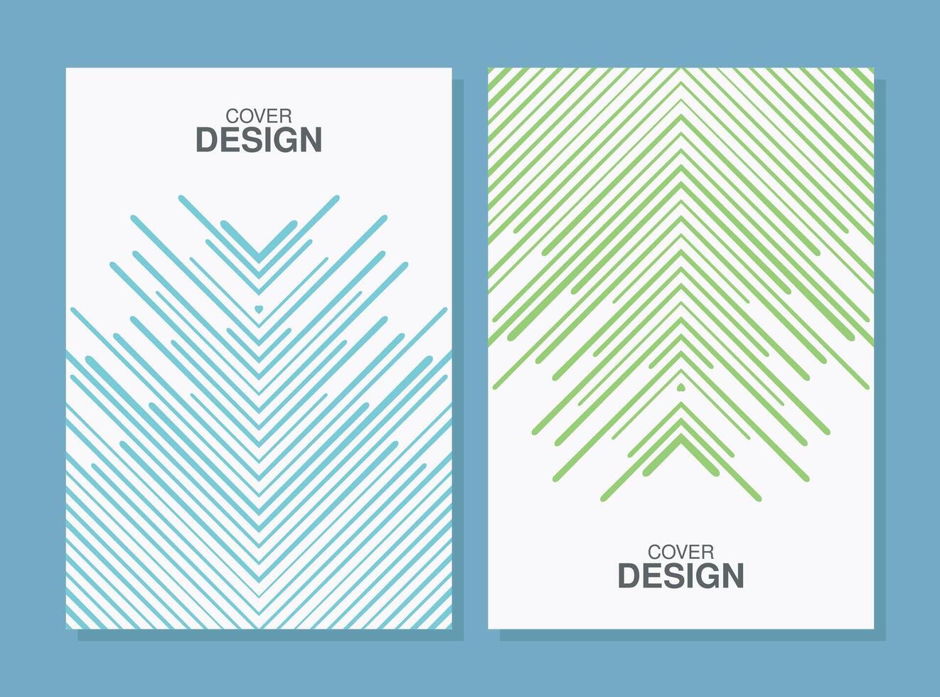 collection line abstract cover design vector