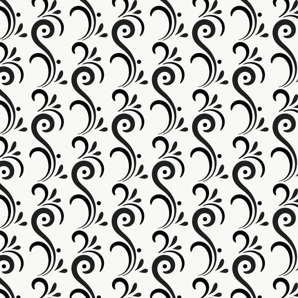 flourishes flat art pattern background vector