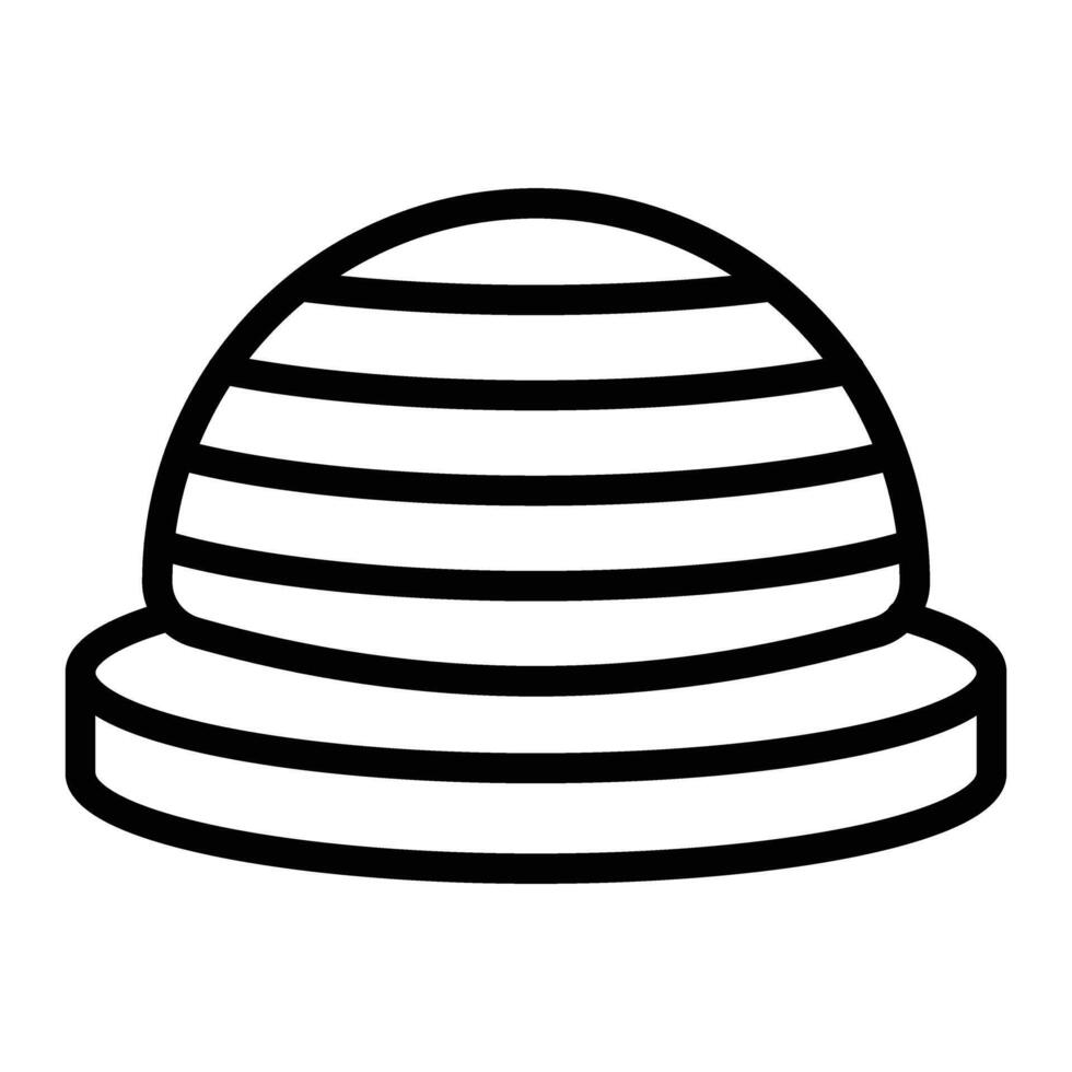 Bosu Ball Line icon Design vector