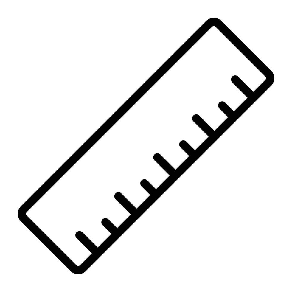 Ruler Line Icon Design vector