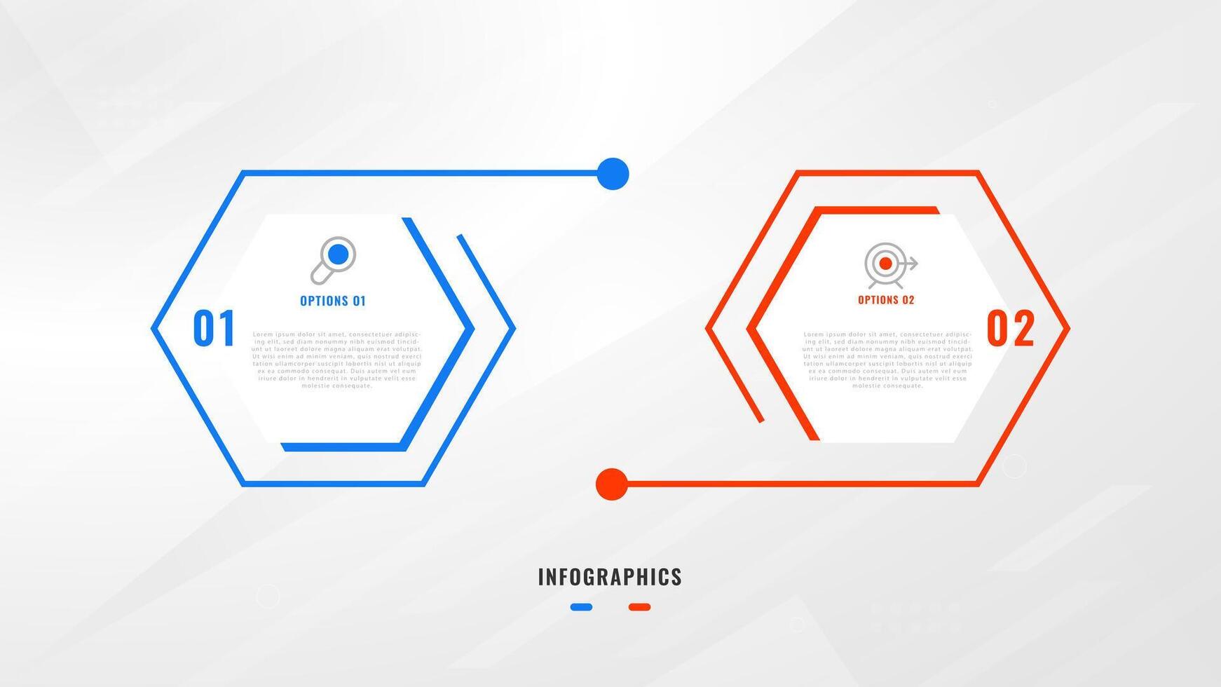 Two Step Infographic label design template with line icons. process steps diagram, presentations, workflow layout, banner, flow chart, info graph illustration. vector