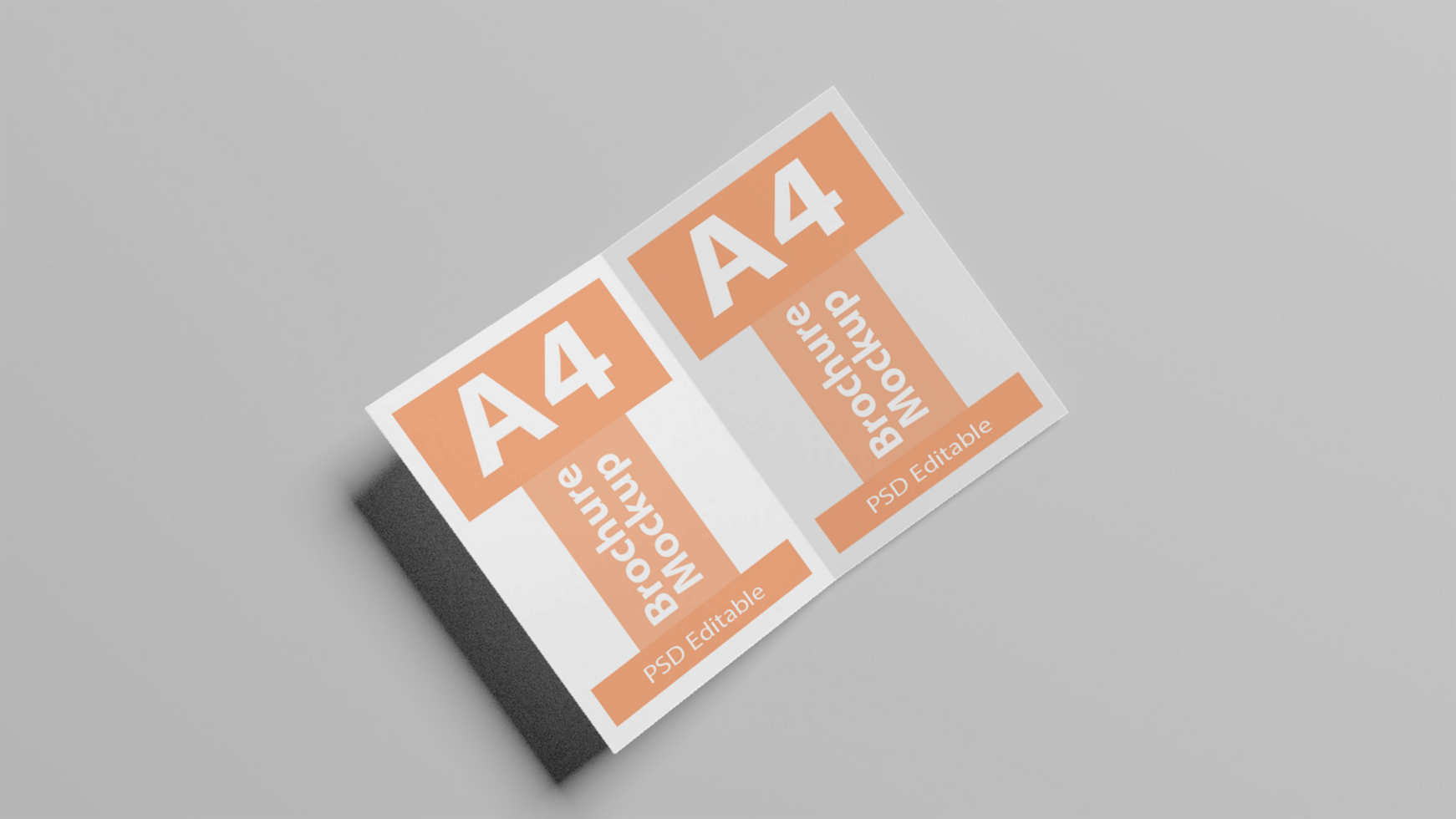 Beautiful Brochure mockup free psd