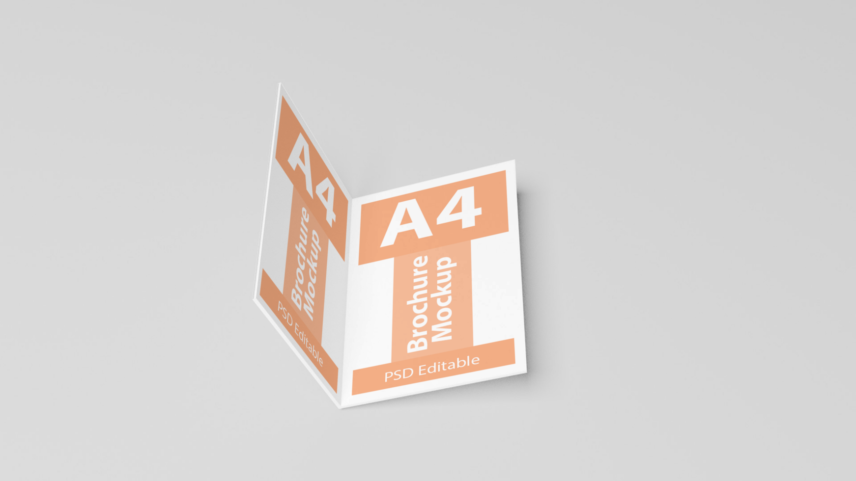 Beautiful Brochure mockup free psd