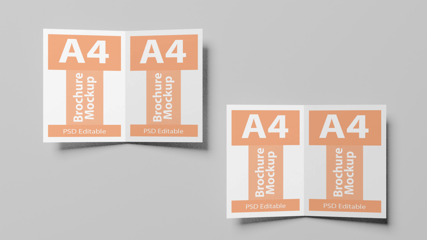 Beautiful Brochure mockup free psd