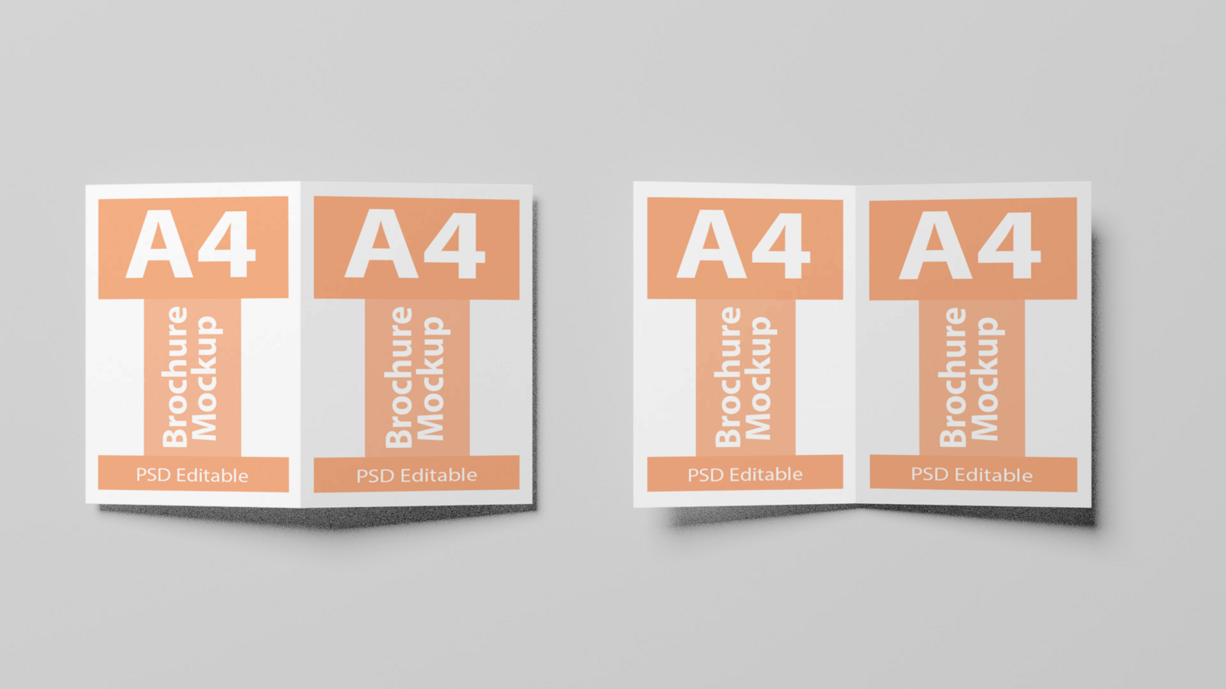 Beautiful Brochure mockup free psd
