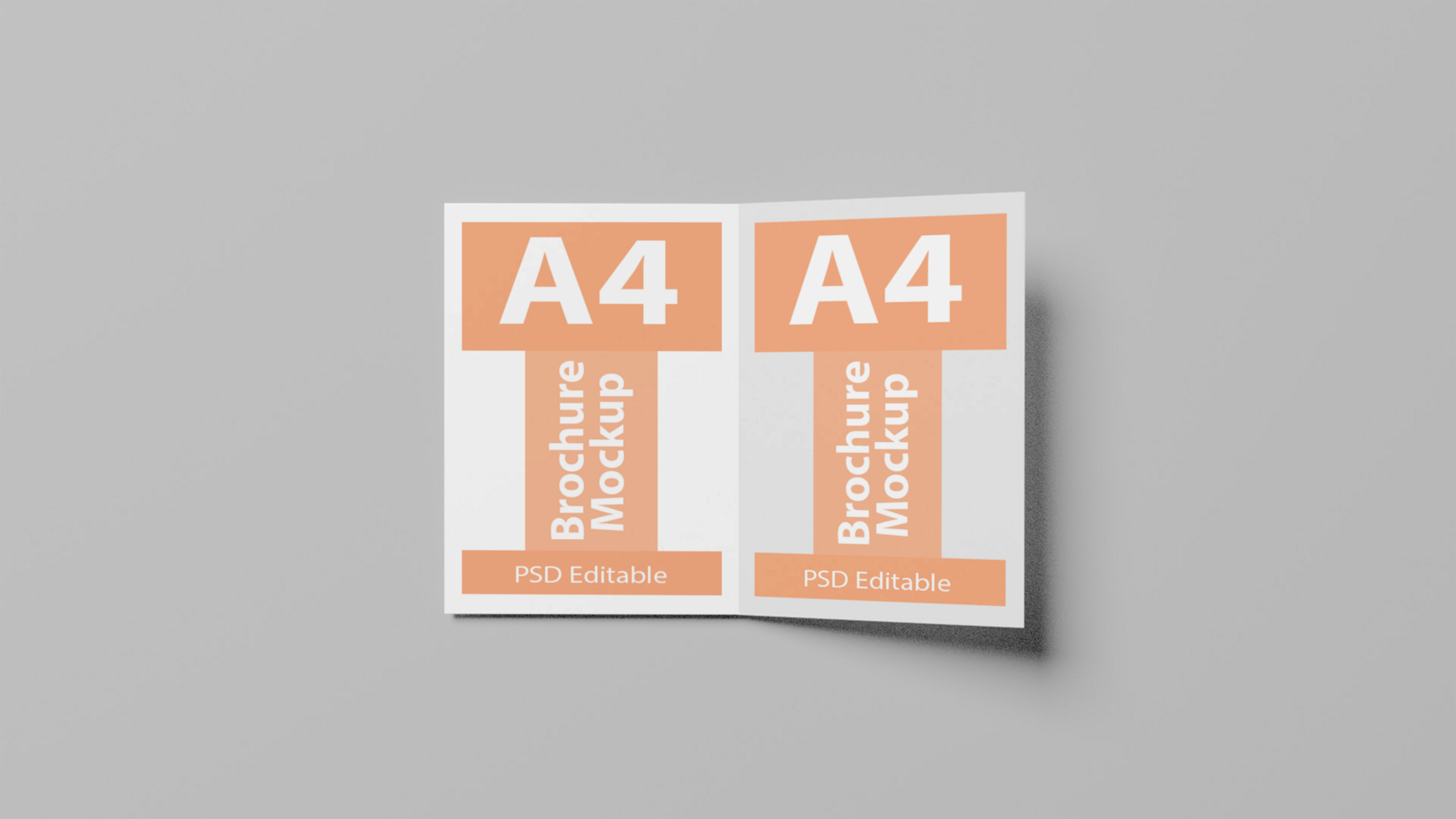 Beautiful Brochure mockup free psd