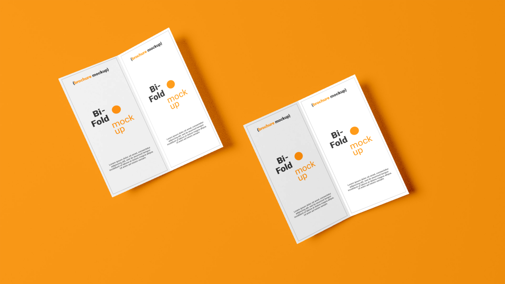 Beautiful Brochure mockup free psd