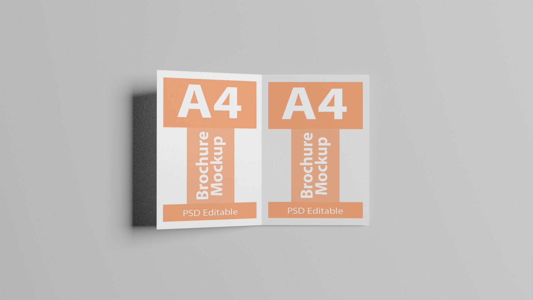 Beautiful Brochure mockup free psd