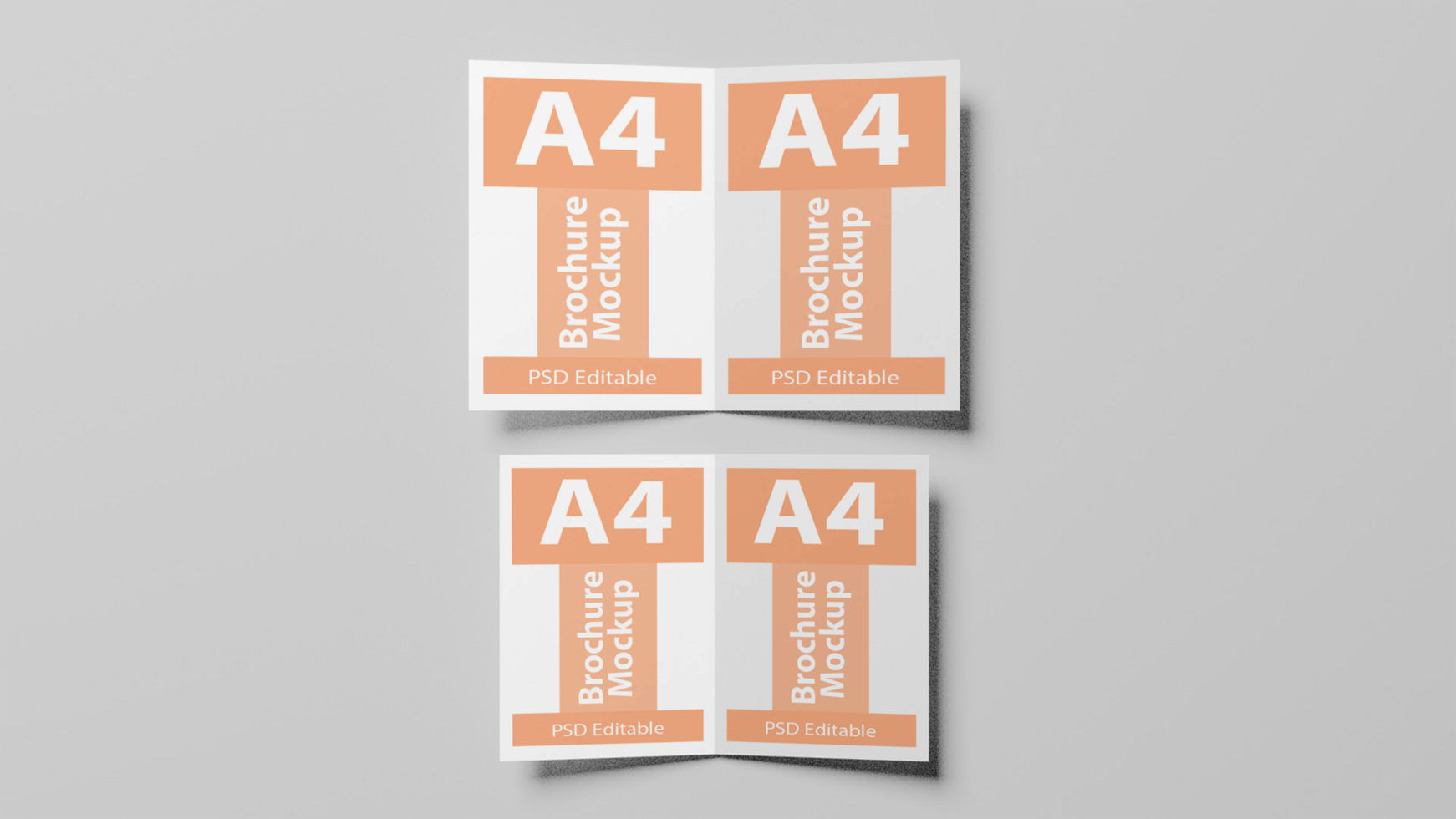 Beautiful Brochure mockup free psd
