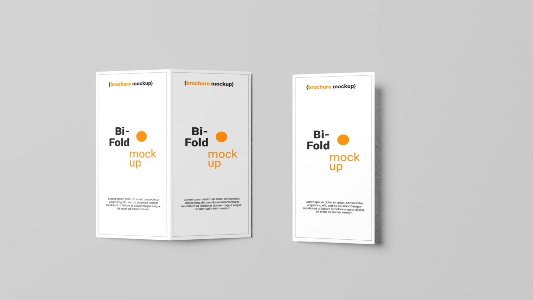 Beautiful Brochure mockup free psd