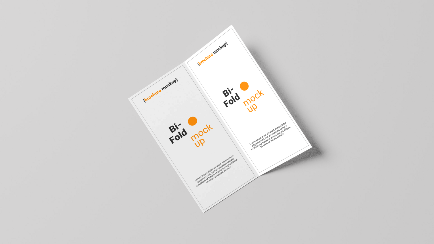 Beautiful Brochure mockup free psd