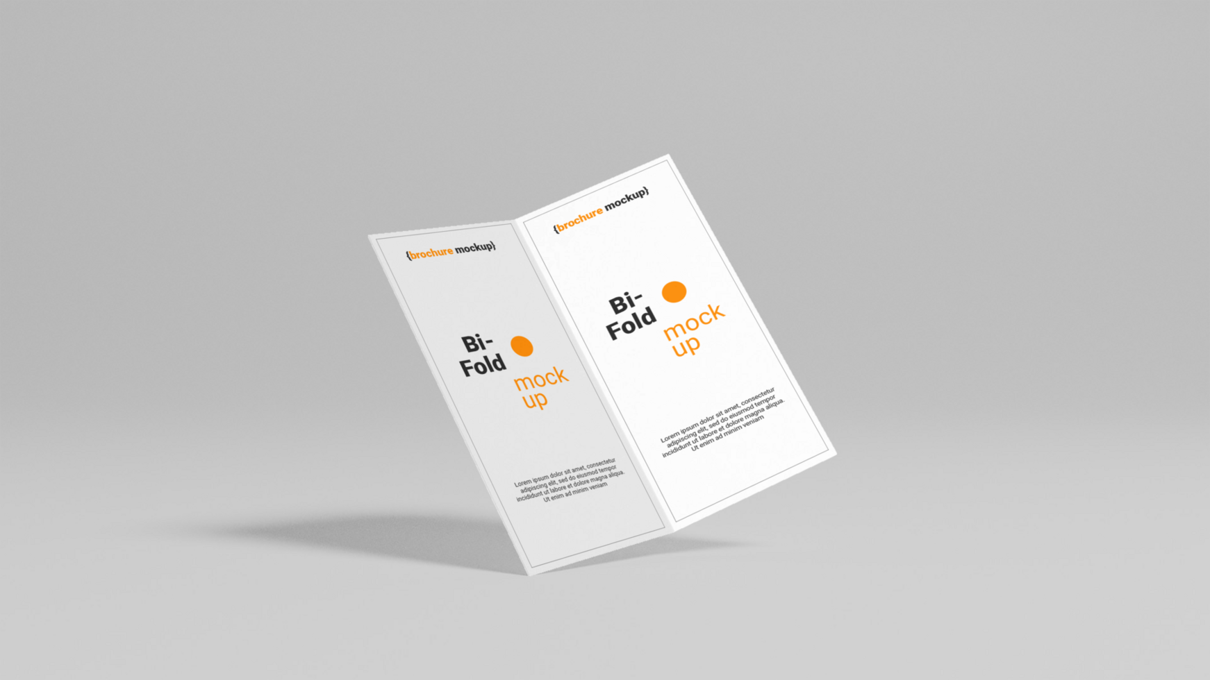 Beautiful Brochure mockup free psd