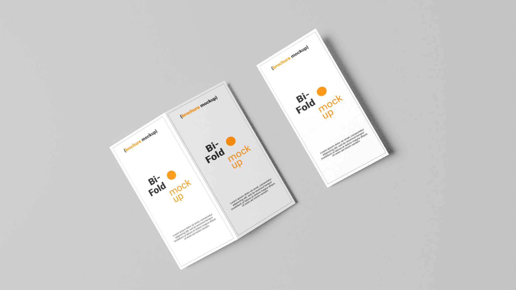 Beautiful Brochure mockup free psd