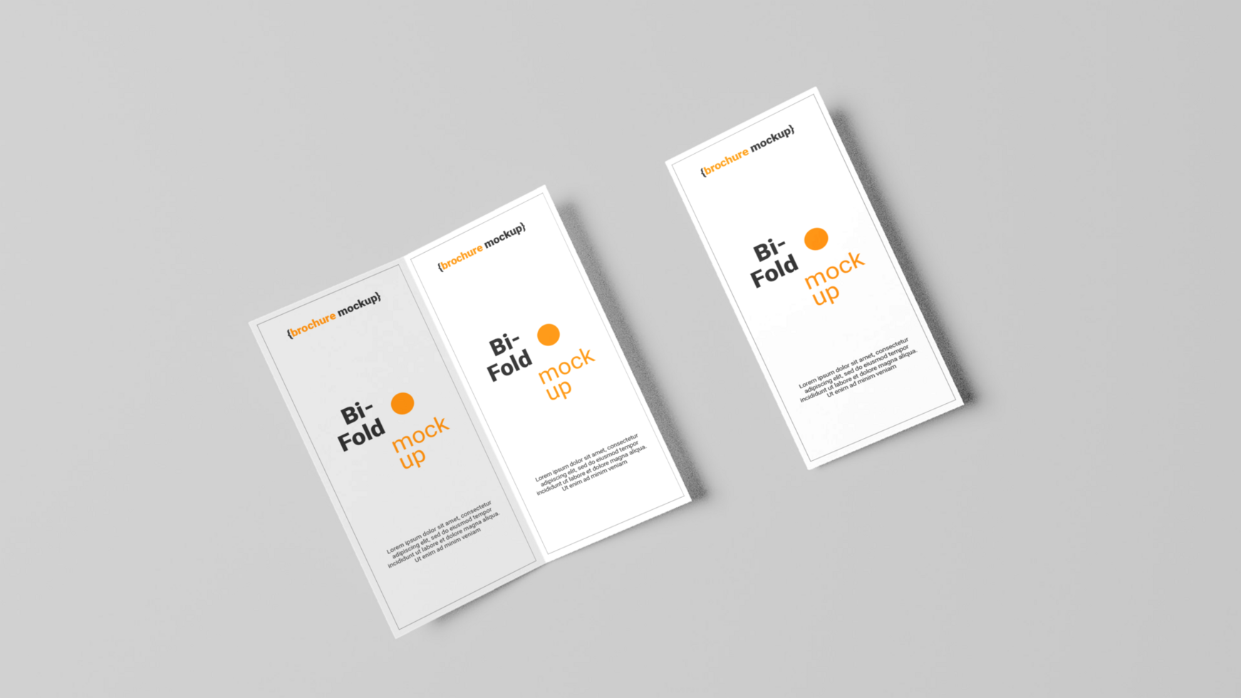Beautiful Brochure mockup free psd
