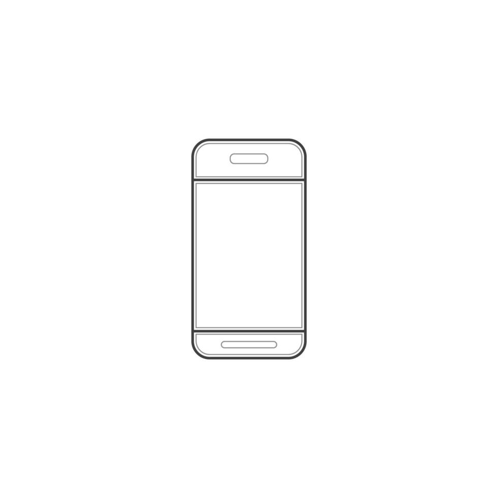 Mobile phone icon. Smartphone symbol. illustration logo vector