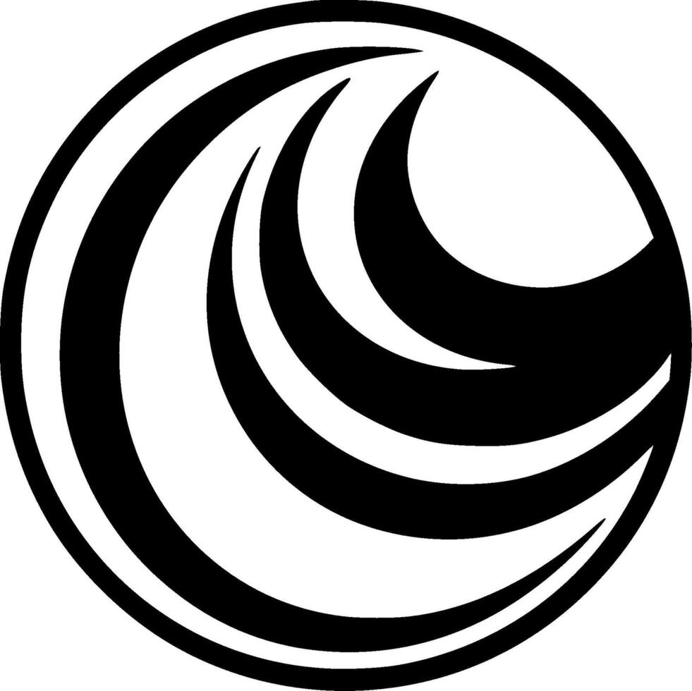 Ball, Black and White illustration vector