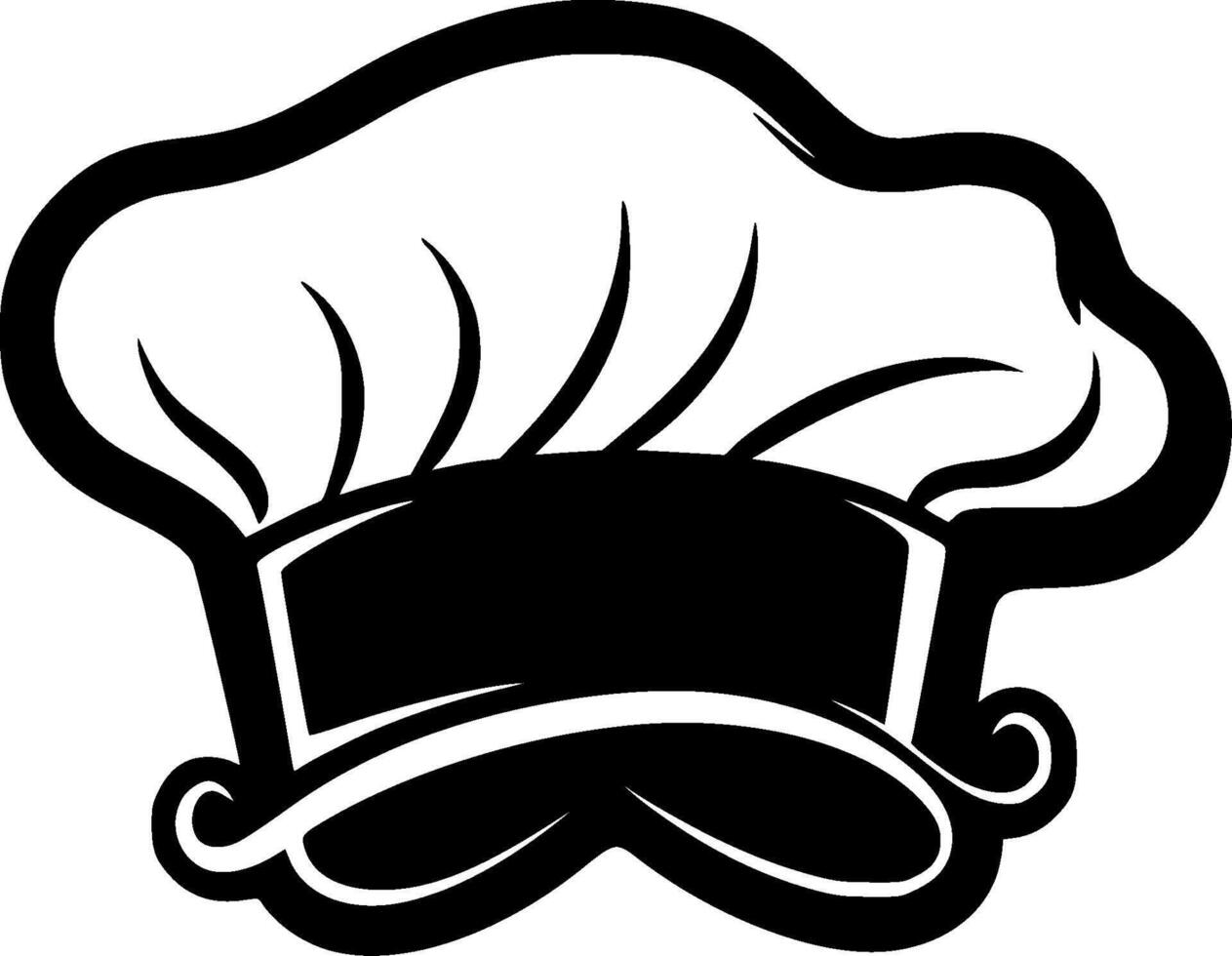 Chef Hat - High Quality Logo - illustration ideal for T-shirt graphic vector
