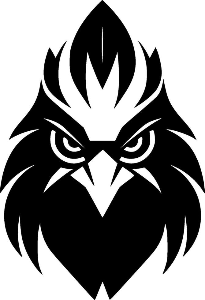 Chicken, Minimalist and Simple Silhouette - illustration vector