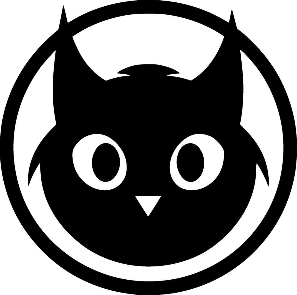 Cat, Minimalist and Simple Silhouette - illustration vector
