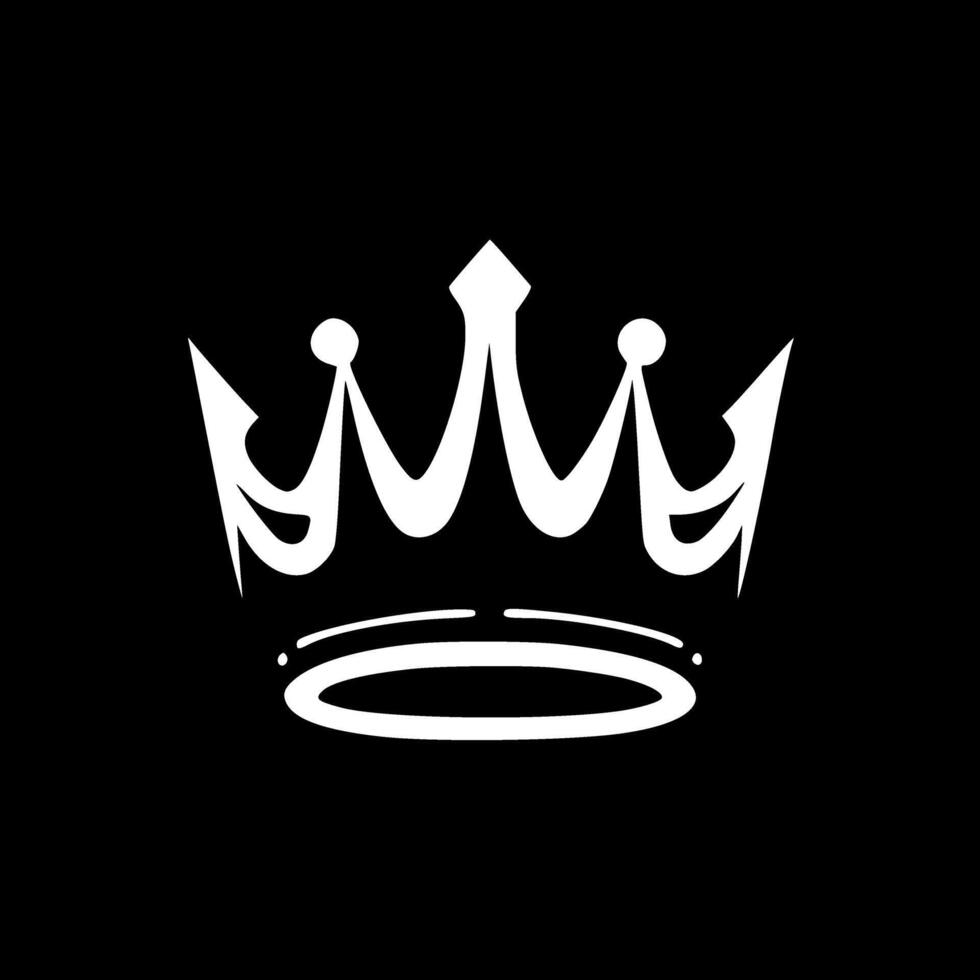 corona - minimalista y plano logo - ilustración vector