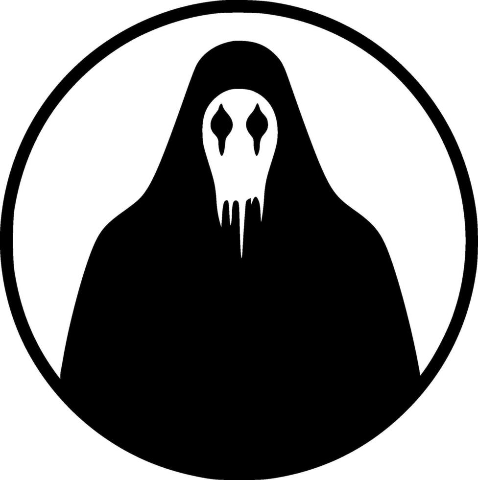Death - Minimalist and Flat Logo - illustration vector
