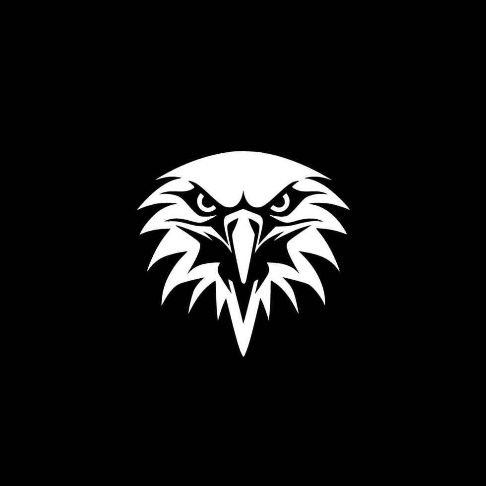 Eagle, Minimalist and Simple Silhouette - illustration vector