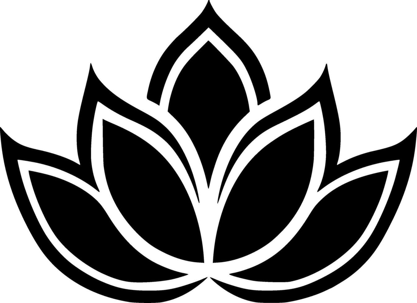 Flower - Minimalist and Flat Logo - illustration vector