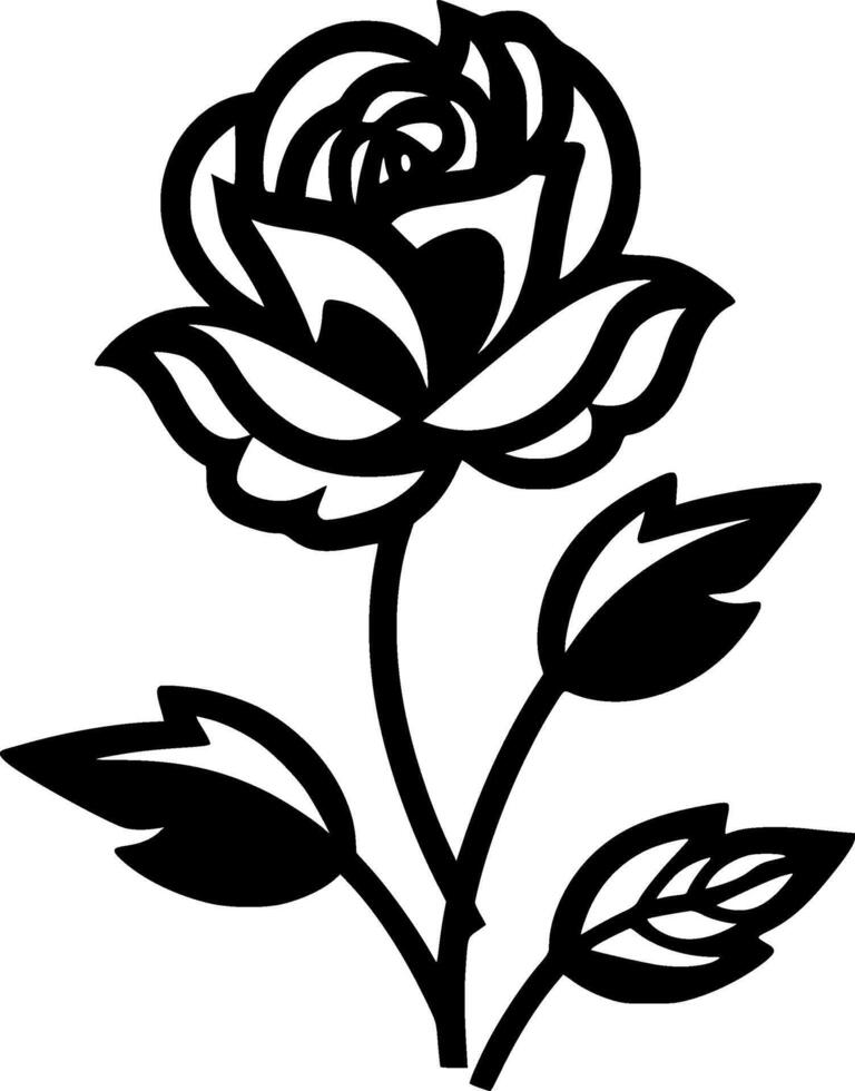 Flower - Minimalist and Flat Logo - illustration vector