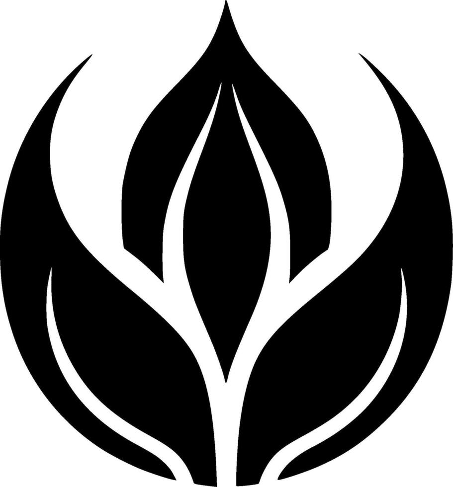 Flower - Minimalist and Flat Logo - illustration vector