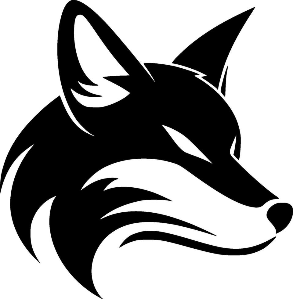 Fox - Minimalist and Flat Logo - illustration vector