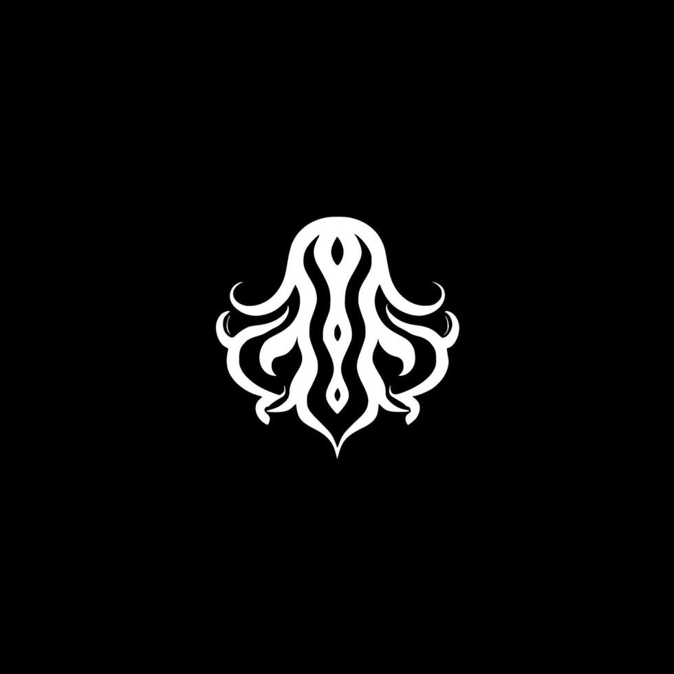 Ghost, Minimalist and Simple Silhouette - illustration vector
