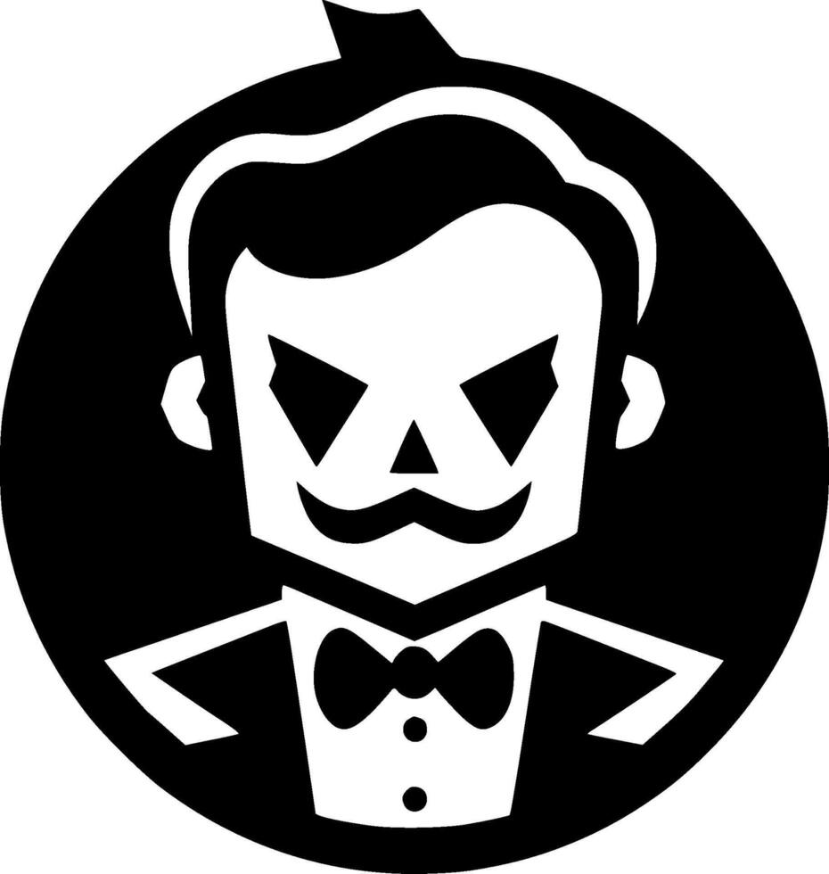 Halloween, Minimalist and Simple Silhouette - illustration vector