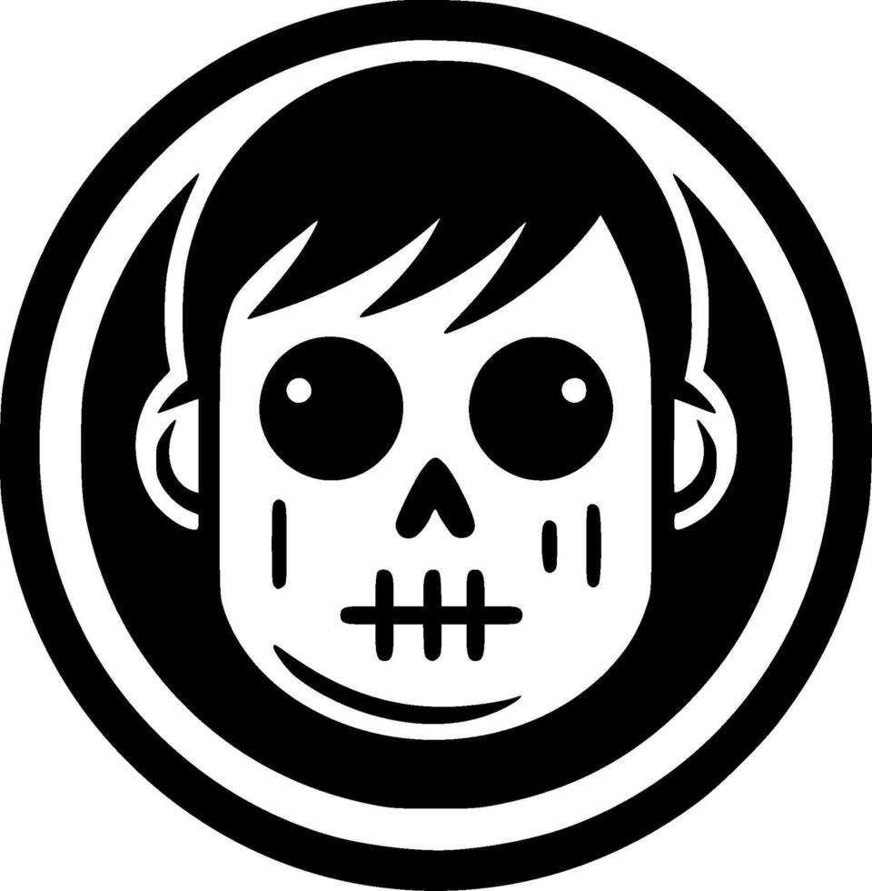 Halloween, Minimalist and Simple Silhouette - illustration vector