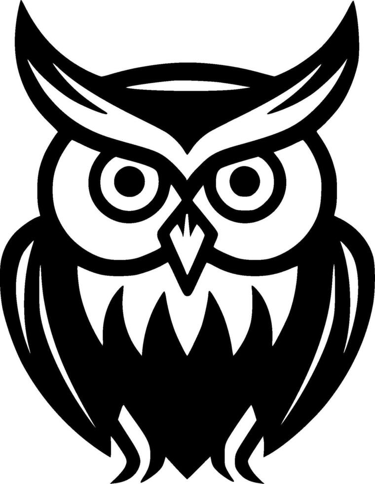 Owl - High Quality Logo - illustration ideal for T-shirt graphic vector