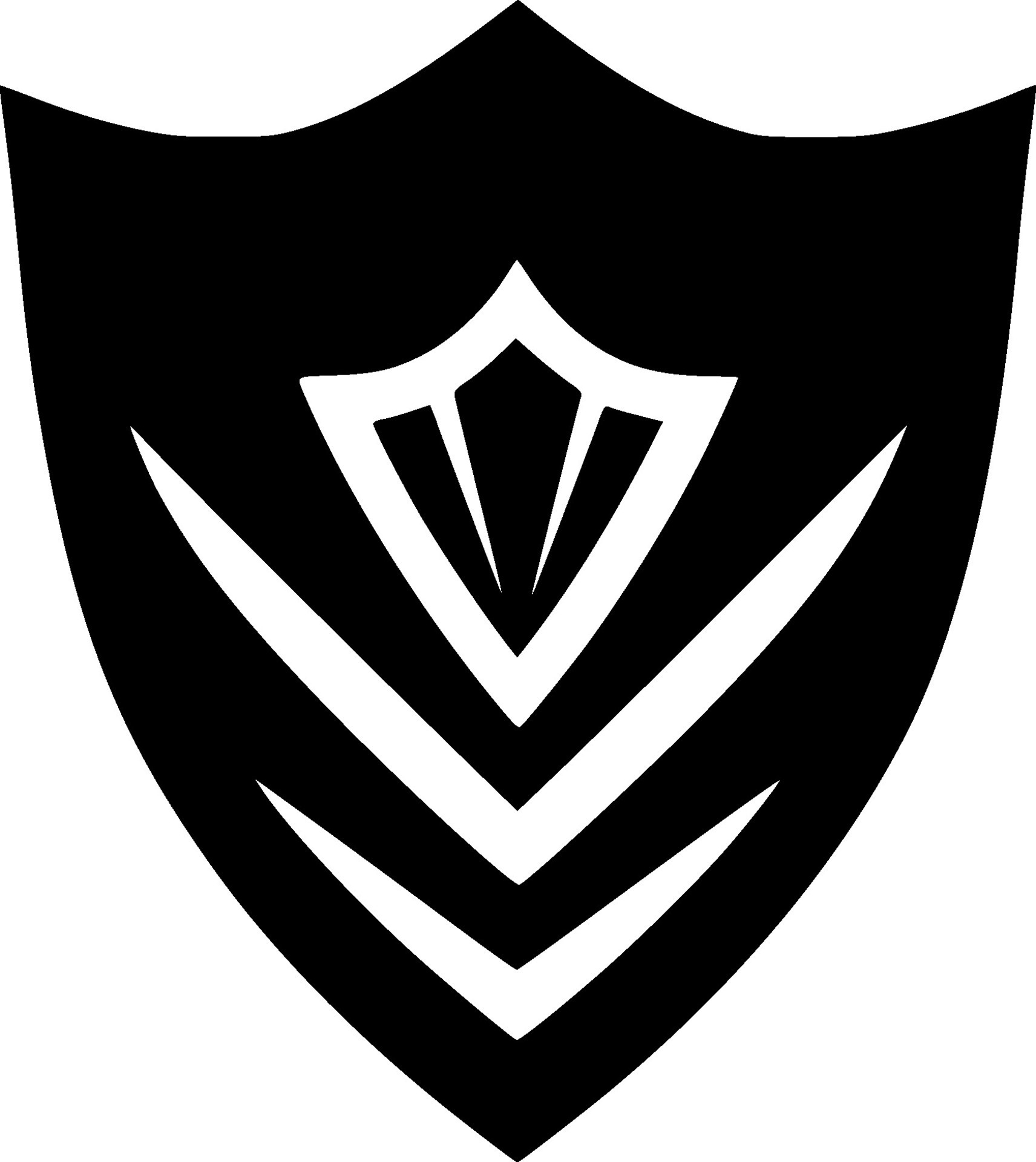 Shield, Black and White illustration 44840853 Vector Art at Vecteezy