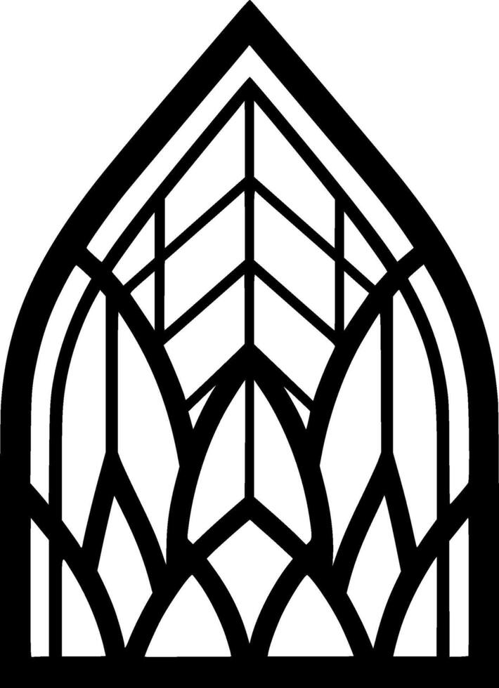 Stained Glass - High Quality Logo - illustration ideal for T-shirt graphic vector