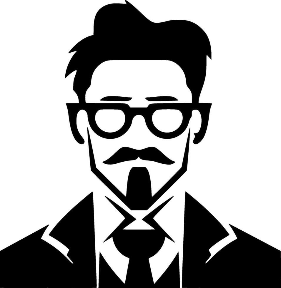 Teacher - Minimalist and Flat Logo - illustration vector