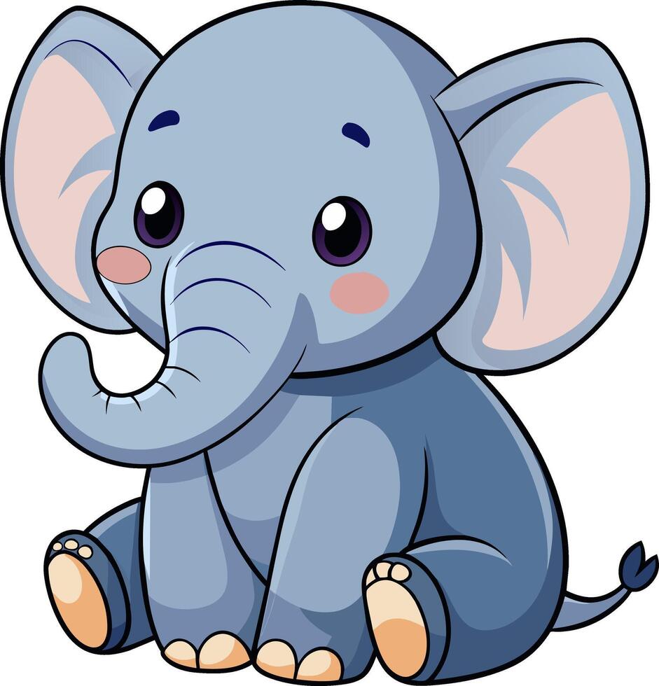 Cartoon Elephant Animal illustration vector
