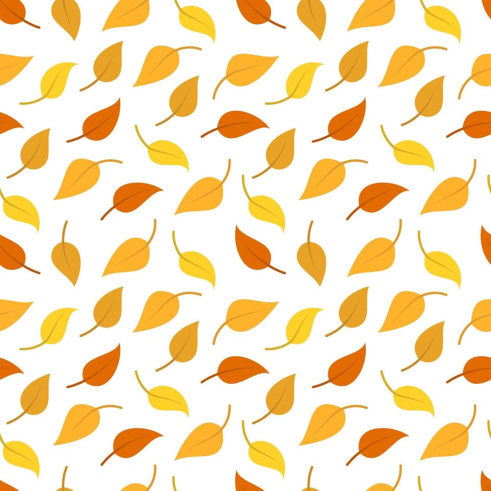 Autumn leaves pattern design vector