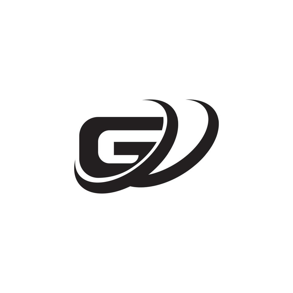 Alphabet Initials logo GY, YG, G and Y vector