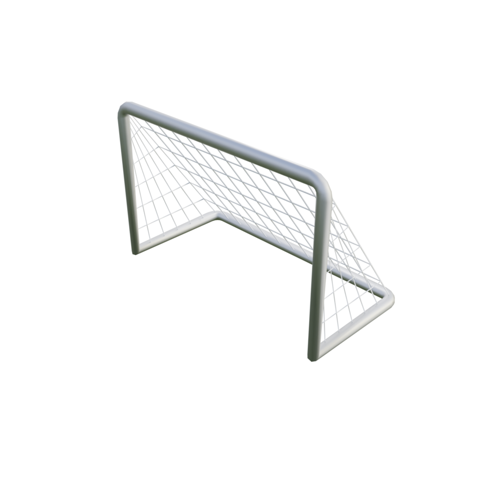 Soccer net 3d illustration png