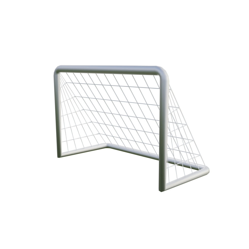 Soccer net 3d illustration png