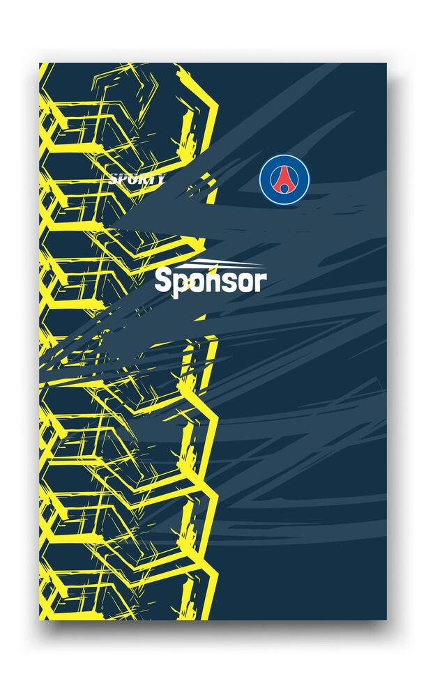 Abstract design template, suitable for jersey design, background, poster. vector