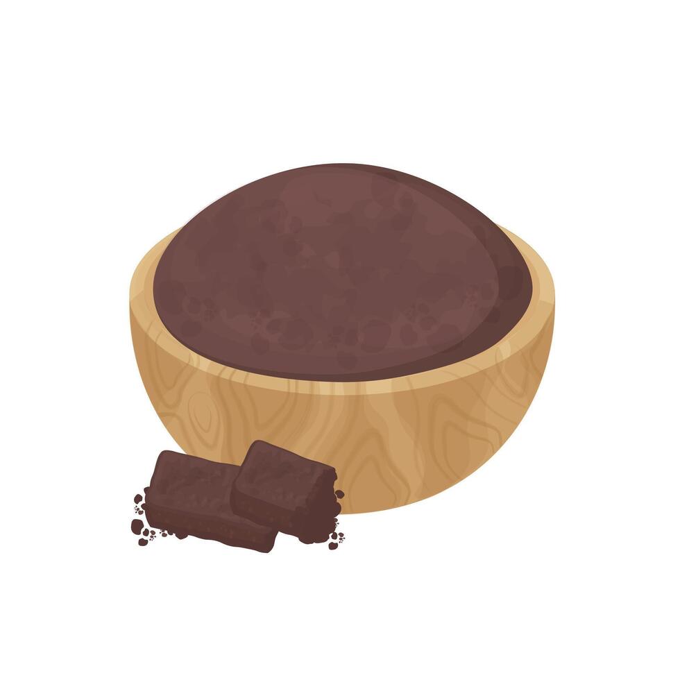 Terasi or shrimp paste vector
