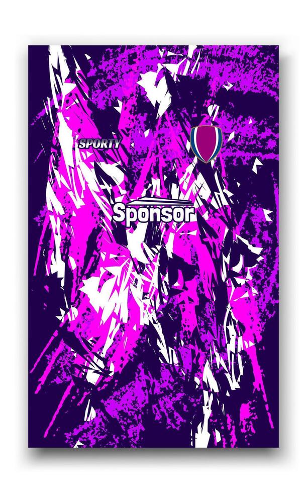 Abstract design template, suitable for jersey design, background, poster. vector