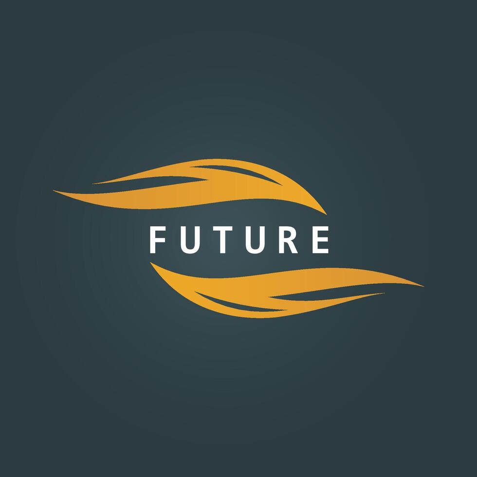 Futuristic logo design template. illustration for your business. vector