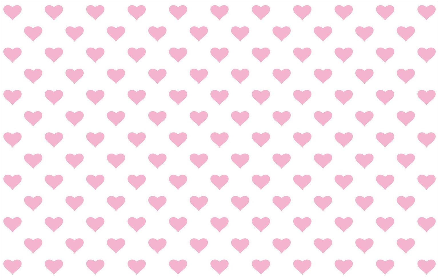 Pink hearts illustration on a white background design vector
