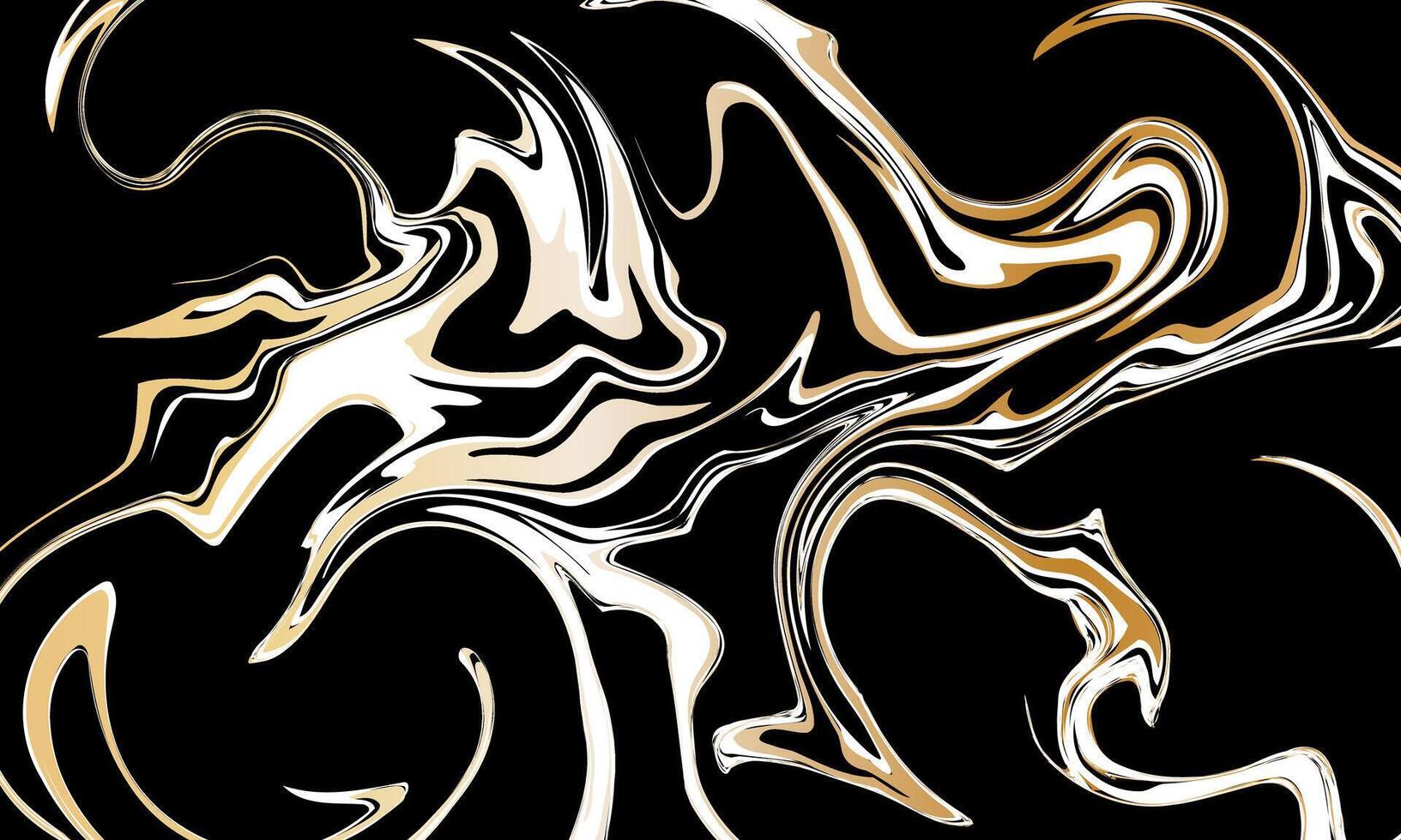 abstract colorful liquid and fluid black background. vector
