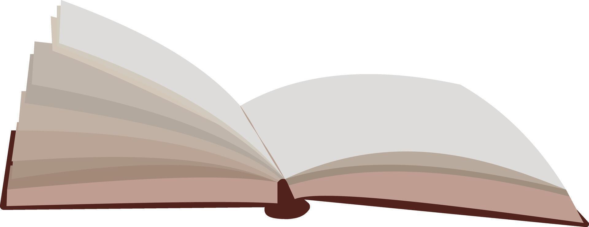 Open book illustration vector