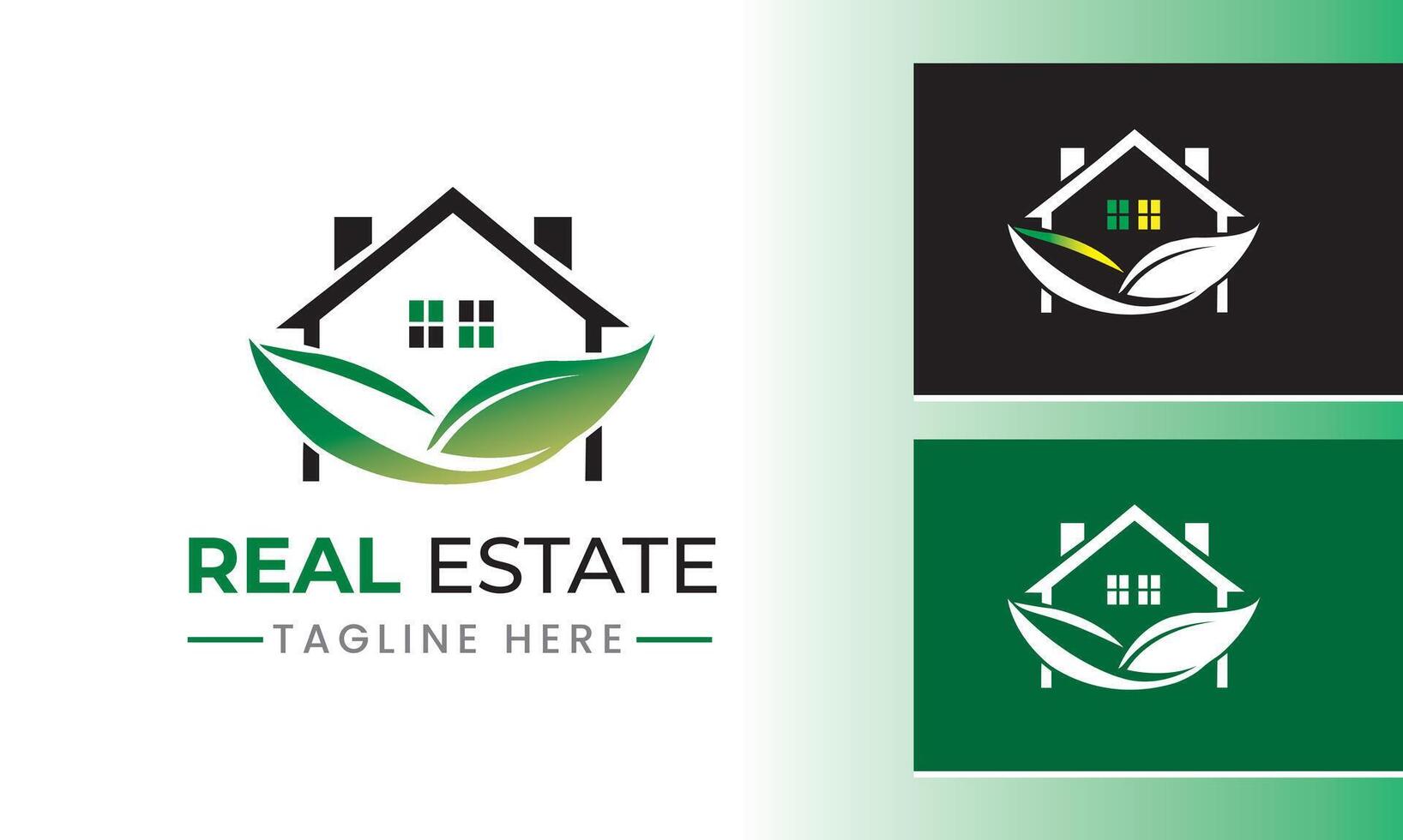 Home icon. House symbol, building logo, real-estate with bird, leaf building illustration design vector